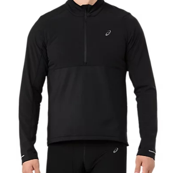 Asics Other - Asics Mens half zip warm long sleeve tee shirt athletic gym workout activewear